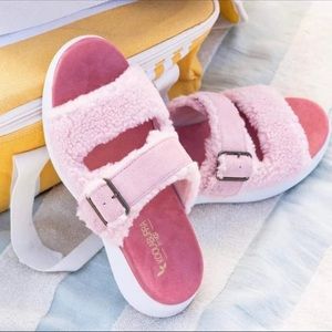 Koolaburra By Ugg Pasea Slide Pink Sandals Slides Women’s Size 8